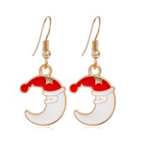 Fashion Christmas Tree Flamingo Alloy Plating Inlay Artificial Gemstones Women's Drop Earrings 1 Pair sku image 7