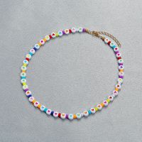 New Acrylic Handmade Bead Heart Necklace Bracelet Anklet Wholesale Nihaojewelry sku image 8
