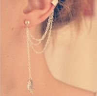 Retro Alloy Five-pointed Star Moon Non-pierced Ear Clips Wholesale Jewelry Nihaojewelry sku image 4