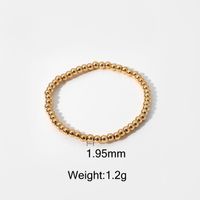 Cuban Bead Chain Color Contrast Bracelet 5 Pieces Set Wholesale Nihaojewelry main image 12