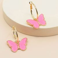 Boucles D&#39;oreilles Papillon Pour Femmes Simples De La Mode Coréenne En Gros Nihaojewelry sku image 2