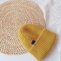 New Solid Color G Letter Mark Children's Knitted Hat sku image 1