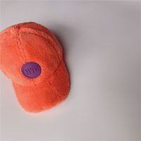 Children's Fleece Solid Color Baseball Cap sku image 4