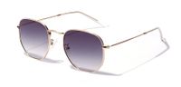 Fashion New Simple  Square Marine Sunglasses  New Retro Metal Sunglasses Nihaojewelry Wholesale sku image 3