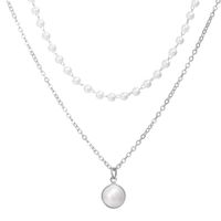 Retro Einfache Perle Hochzeit Halskette sku image 4