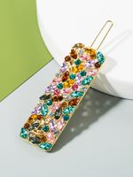 Korean New Fashion Alloy Rhinestone Color Cheap Hairpin Wholesale sku image 2