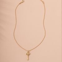 Fashion Cross Women's Simple New Tide Alloy Pendant Necklace  Wholesale sku image 1
