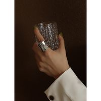 Mode Handgefertigten Ring Aus Titan-stahl sku image 4