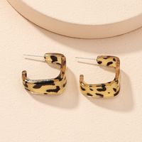 Retro Fashion Leopard Earrings sku image 1