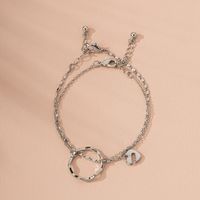 Corée Niche Mode Bracelet En Alliage De Cercle D&#39;amour Pour Les Femmes sku image 1