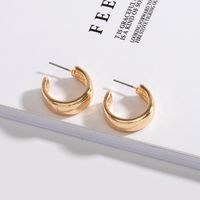 Simple Fashion Metal C-shaped Earrings sku image 3