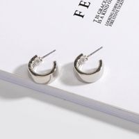 Simple Fashion Metal C-shaped Earrings sku image 2
