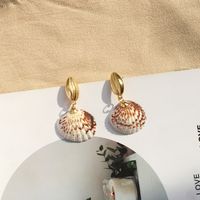 Fashion Bohemian Retro Shell Earrings sku image 2