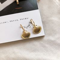 New Ocean Style Starfish Shell Pearl Earrings sku image 4