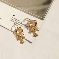 New Ocean Style Starfish Shell Pearl Earrings sku image 7