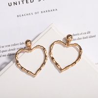 Fashion Heart No Inlaid Earrings sku image 1