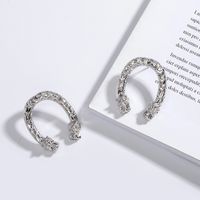 New Long Metal Exaggerated Dragon-shaped  Animal Zodiac Dragon Earrings Wholesale Nihaojewelry sku image 14
