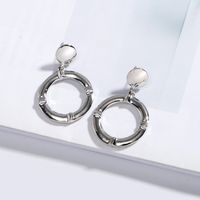 New Simple Alloy Round Earrings sku image 2