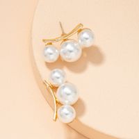 Pearl Pendant Earrings sku image 1
