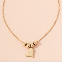 Fashion Heart Pendant Necklace sku image 1