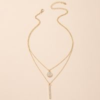 Simple Fashion Diamond-studded Geometric Necklace sku image 1
