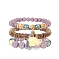 Bracelet Multicouche Perlé Pompon Éléphant Bohème sku image 3