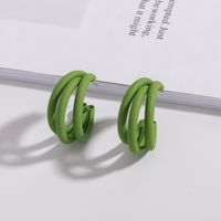 Korean Fresh Candy Color Retro Small Simple And Cute Earrings Wholesale sku image 2