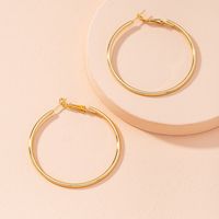 Hot-selling Circle Fashion Simple Sexy Round Geometric Big Circle Earrings sku image 4