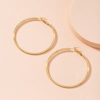 Hot-selling Circle Fashion Simple Sexy Round Geometric Big Circle Earrings sku image 5