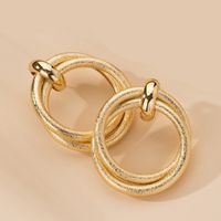 New Exaggerated Retro Fashion Design Multilayer Metal  Earrings sku image 2