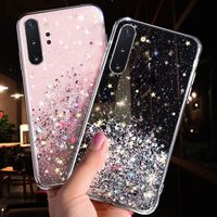 Applicable To  S10 Phone Case Starry Sky Glitter Silver Foil Galaxy Ya70 Soft Case Note10 Soft Protective Case main image 3