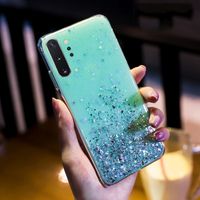 Applicable To  S10 Phone Case Starry Sky Glitter Silver Foil Galaxy Ya70 Soft Case Note10 Soft Protective Case main image 5