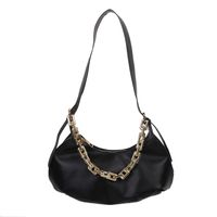 New Casual One-shoulder Underarm Wide Chain Cloud Shaped Fold Bag Wholesale Nihaojewelry main image 3