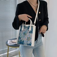Large-capacity Oil Painting Fashion Shoulder Tote Bag Wholesale Nihaojewelry main image 6