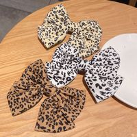 Korean Style Leopard Print Bow Hairpin Wholesale Nihaojewelry main image 1