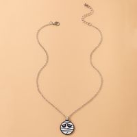 Halloween Cute Cartoon Pumpkin Skull Pendent Necklace Earrings Wholesale Nihaojewelry sku image 2