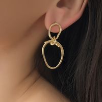 Fashion Geometric Double Circle Alloy Earrings Wholesale Nihaojewelry main image 5