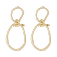 Fashion Geometric Double Circle Alloy Earrings Wholesale Nihaojewelry sku image 1
