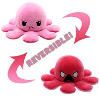 Flip Octopus Cute Multicolor Doll Double Face Expression Flip Octopus Doll Peluche Jouet sku image 39