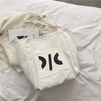 Large-capacity Printed Letter One-shoulder Canvas Tote Bag Wholesale Nihaojewelry sku image 1