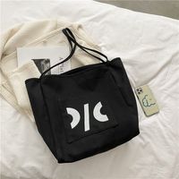 Large-capacity Printed Letter One-shoulder Canvas Tote Bag Wholesale Nihaojewelry sku image 2