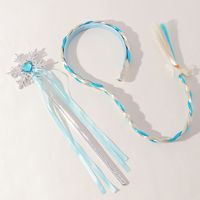 Los Accesorios Para El Cabello De Los Niños De La Venda De La Trenza Larga De La Peluca Coreana Venden Al Por Mayor Nihaojewelry main image 3