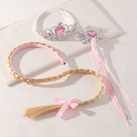 Children's Wig Crown Long Braid Headband Wholesale Nihaojewelry main image 6