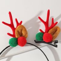 Christmas Elk Horn Hair Band Hairpin Set Wholesale Nihaojewelry main image 10