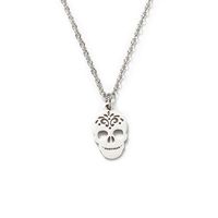 Fashion Skull Stainless Steel Necklace sku image 1