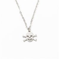 Fashion Skull Stainless Steel Necklace sku image 2