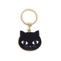 Simple Alloy Animal Big Face Cat Keychain Wholesale Nihaojewelry sku image 5