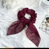 New Double Bow Hair Scrunchies sku image 3