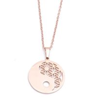 Fashion New Fashion Stainless Steel Chain Gossip Copper Necklace For Women sku image 11