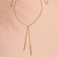 Tassel Trendy Simple Alloy Niche Necklace For Women Wholesale Hot Sale sku image 2